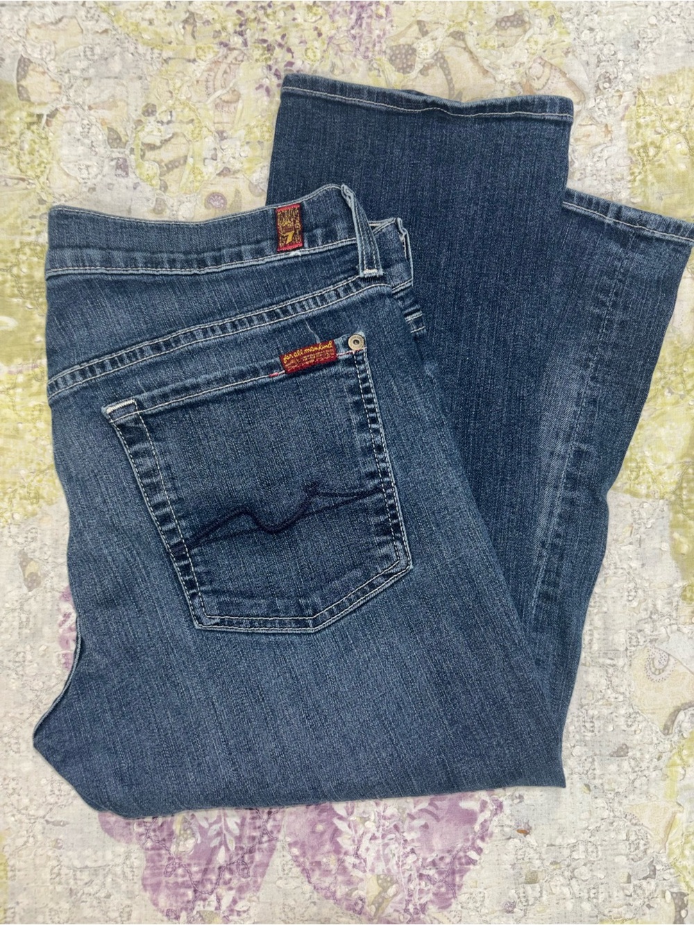 7 For All Mankind Josefina Crop Jeans, skinny bf